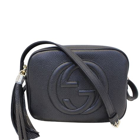 gucci soho pebbled leather|Gucci soho small leather bag.